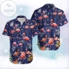 Check Out This Awesome Hawaiian Aloha Shirts Flamingo On Christmas 712l