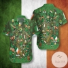 Check Out This Awesome Irish Leprechaun Celtic Harp St Patrick Green Authentic Hawaiian Shirt 2022s