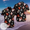 Check Out This Awesome Merry Christmas So Cute Santa Snowman Black Pattern 2022 Authentic Hawaiian Shirts