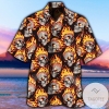 Check Out This Awesome Skull On Fire Skulls 3d All Over Authentic Hawaiian Shirt 2022