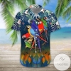 Check Out This Awesome Tropical Parrots Hawaiian Aloha Shirts