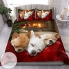 Chihuahua Sleeping Christmas Dog Animal 300 Bedding Set 2022