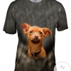 Chihuahua Smoke Puppy Mens All Over Print T-shirt