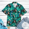 Chimpanzee Tropical 3d Hawaiian Shirt For Men With Vibrant Colors And Textures