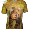 Claw Bear Mens All Over Print T-shirt