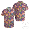 Colorful Easter Egg Vintage Purple Hawaiian Aloha Shirts 120321kv
