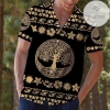Cover Your Body With Amazing 2022 Authentic Hawaiian Aloha Shirts Tree Of Life Tribal Pattern