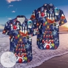 Cover Your Body With Amazing Bowling Merry Christmas Blue Hawaiian Aloha Shirts