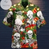 Cover Your Body With Amazing Christmas Skull Love Cat Green Hawaiian Aloha Shirts