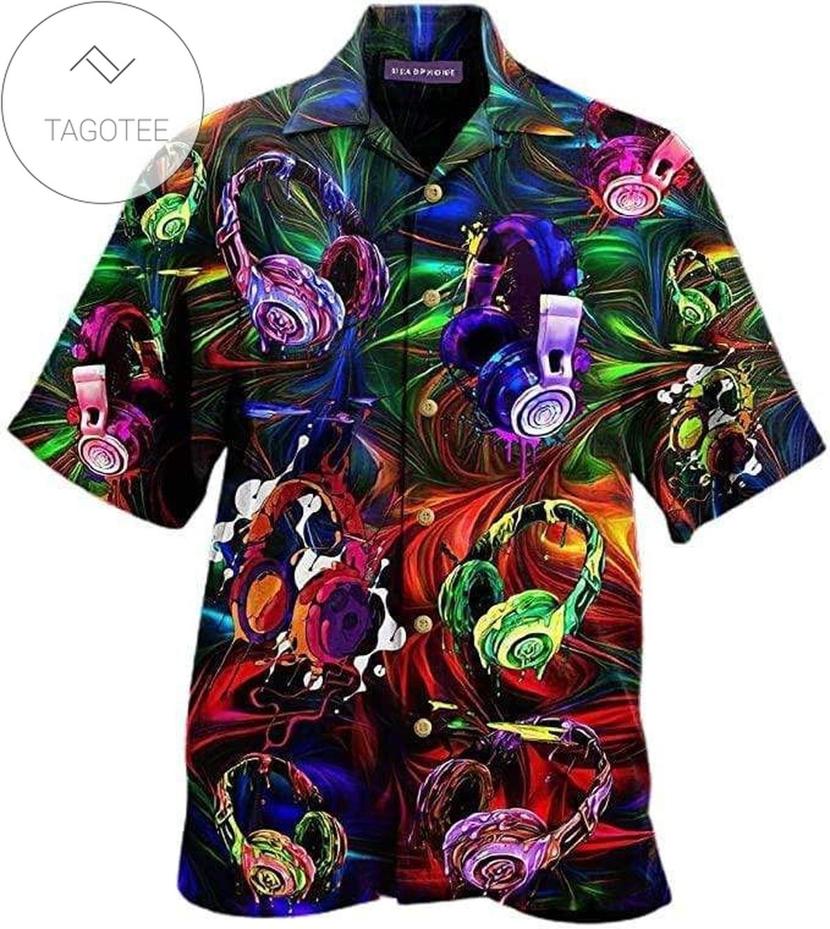Cover Your Body With Amazing Dj Mixer Passion Disc Jockey Colorful Unisex Hawaiian Aloha Shirts Dh