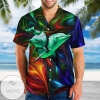 Cover Your Body With Amazing Hawaiian Aloha Shirts Colorful Dolphin