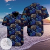 Cover Your Body With Amazing Turtle In The Night Ocean Embroidery Art Hawaiian Aloha Shirts Fantasti