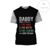 Daddy - Best Friend Full Printed T-Shirt