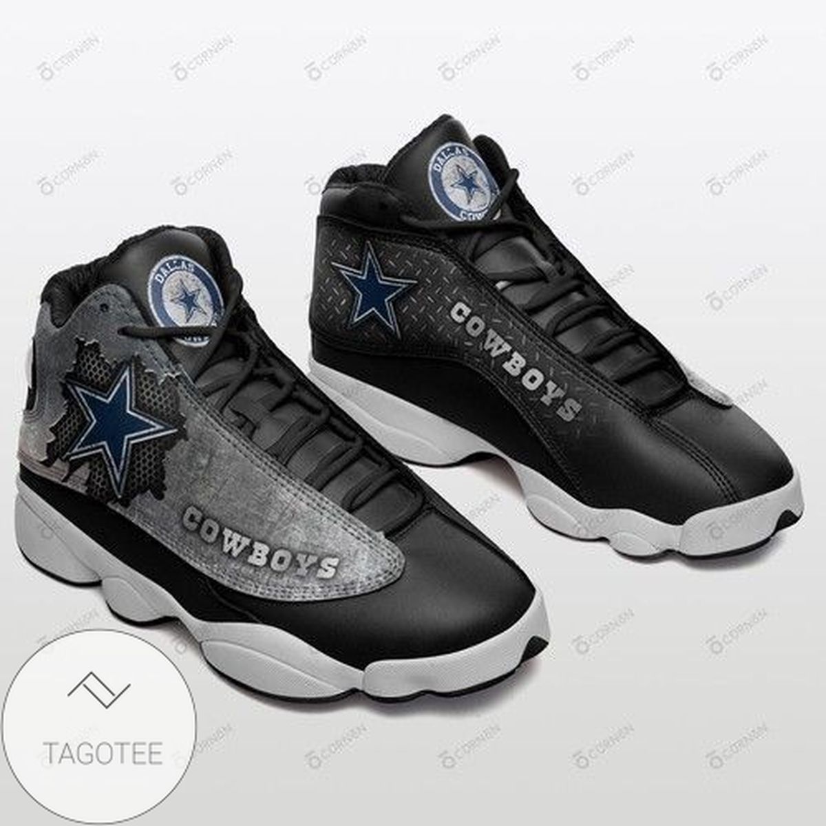 Dallas Cowboys Air Jordan 13 142 Shoes Sport Sneakers For Fan