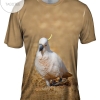 Dancing Cockatoo Mens All Over Print T-shirt