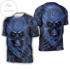 Detroit Tigers Mlb Fan Skull 3d All Over Print T-shirt