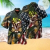 Discover Cool Hawaiian Aloha Shirts Skull Beer Flag