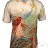 Elenore Plaisted Abbott - The Mermaid And The Flower Maiden Mens All Over Print T-shirt