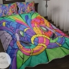 Elephant Friends Colorful Art Quilt Bedding Set 2022