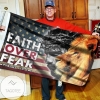 Faith Over Fear Psalms 118 6 Flag