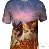 Farm Kitten Mens All Over Print T-shirt