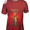 Felicien Rops – The Satanic Calvary (1882) Mens All Over Print T-shirt