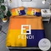 Fendi 01 Bedding Sets Duvet Cover Bedroom Luxury Brand Bedding Customized Bedroom 2022
