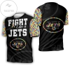 Fight Like A New York Jets Autism Support 3d All Over Print T-shirt