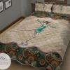 Figure Skating Vintage Mandala Quilt Bed Sheets Spread Duvet Cover Bedding Sets 2022