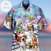 Find Christmas Lovely Beagle Snowy Hawaiian Aloha Shirts