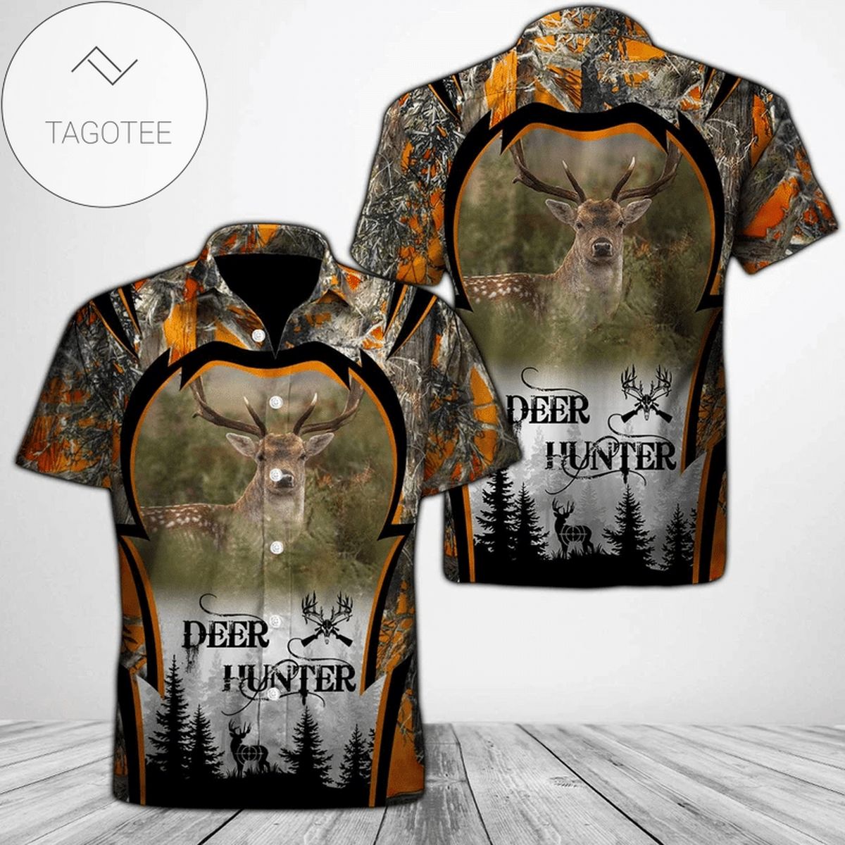 Find Deer Hunter Hawaiian Shirt