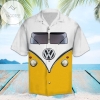 Find Yellow Hippie Bus Authentic Hawaiian Shirt 2022