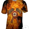 Firefighter Ax Mens All Over Print T-shirt