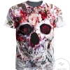 Floral Skull Men’s All Over Print T-shirt