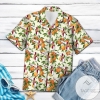 Florida Orange Blossom 3d Hawaiian Shirt For Men With Vibrant Colors And Textures