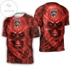 Florida Panthers Nhl Fan Skull 3d All Over Print T-shirt