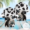 Funny Cow 3d Hawaiian Shirt For Men With Vibrant Colors And Textures
