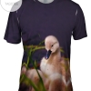 Fuzzy Little Ducky Mens All Over Print T-shirt