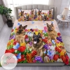 German Shepherd Tulip Garden Dog Animal 210 Bedding Set 2022