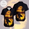 Get Here 2022 Authentic Hawaiian Shirts Bigfoot In The Sunset 402dh