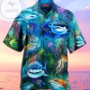 Get Here Awesome Shark Unisex Authentic Hawaiian Shirt 2022 – Authentic Hawaiian Shirt 2022 – Td384