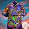 Get Here Colorful Hippie Mushroom Hawaiian Aloha Shirts