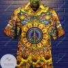 Get Here Good Vibes Only Hippie Sunflower Authentic Hawaiian Shirt 2022