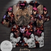 Get Here Hawaiian Aloha Shirts Bulldog Embroidery
