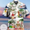 Get Here Snowman Relaxing On The Beach Unisex 2022 Authentic Hawaiian Shirts