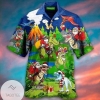 Get Now 2022 Authentic Hawaiian Shirts Merry Xmas Dinosaur Santa