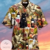 Get Now Black Cat Drinking Wine 2022 Authentic Hawaiian Shirts V