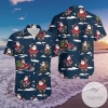 Get Now Funny Santa Claus Ricing Bike Navy Authentic Hawaiian Shirt 2022s 2111l