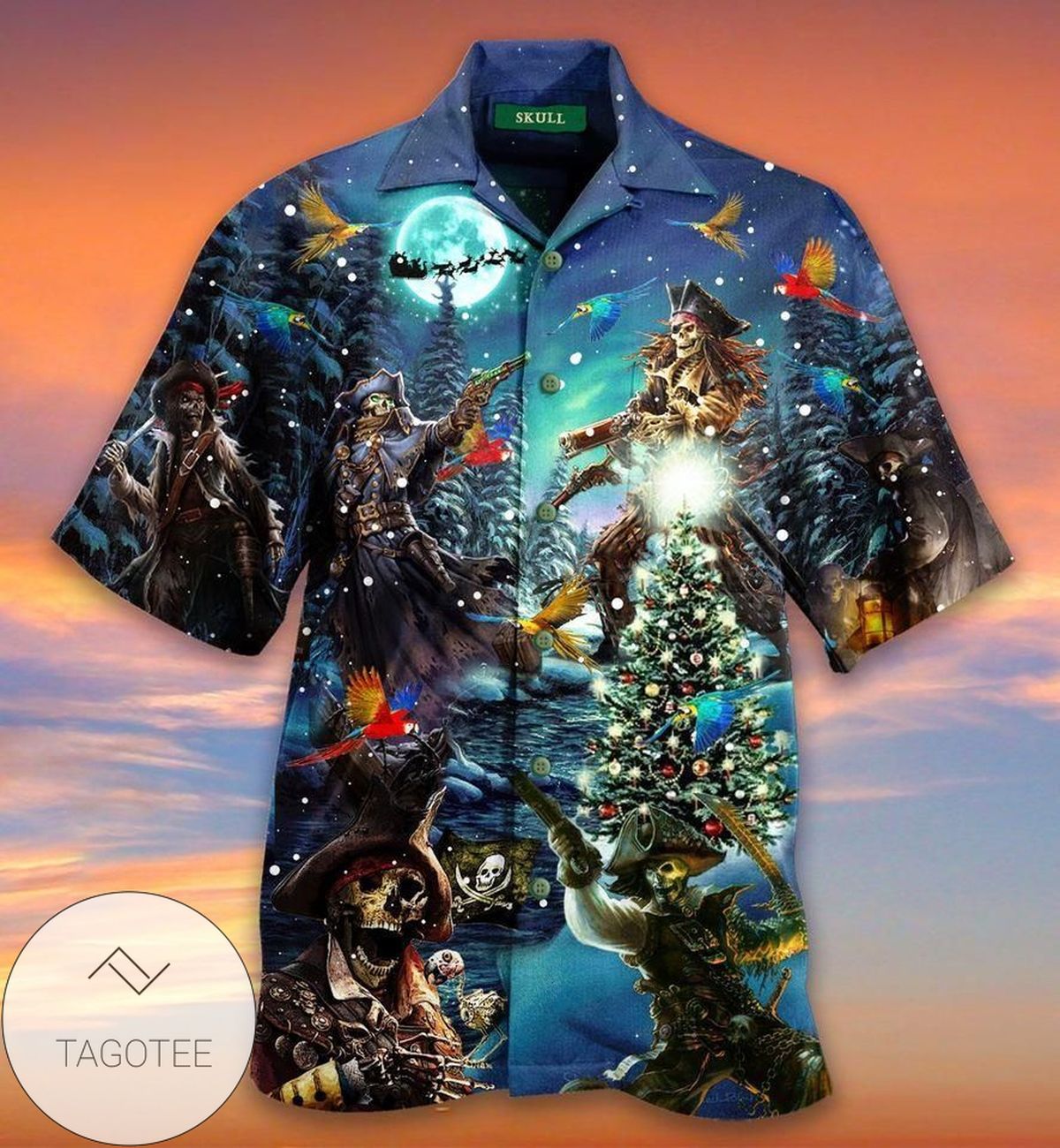 Get Now Honor Pirate Welcome Christmas 2022 Authentic Hawaiian Shirts