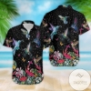 Get Now Sparkling Hummingbird In Flower Garden Hawaiian Aloha Shirts Dh
